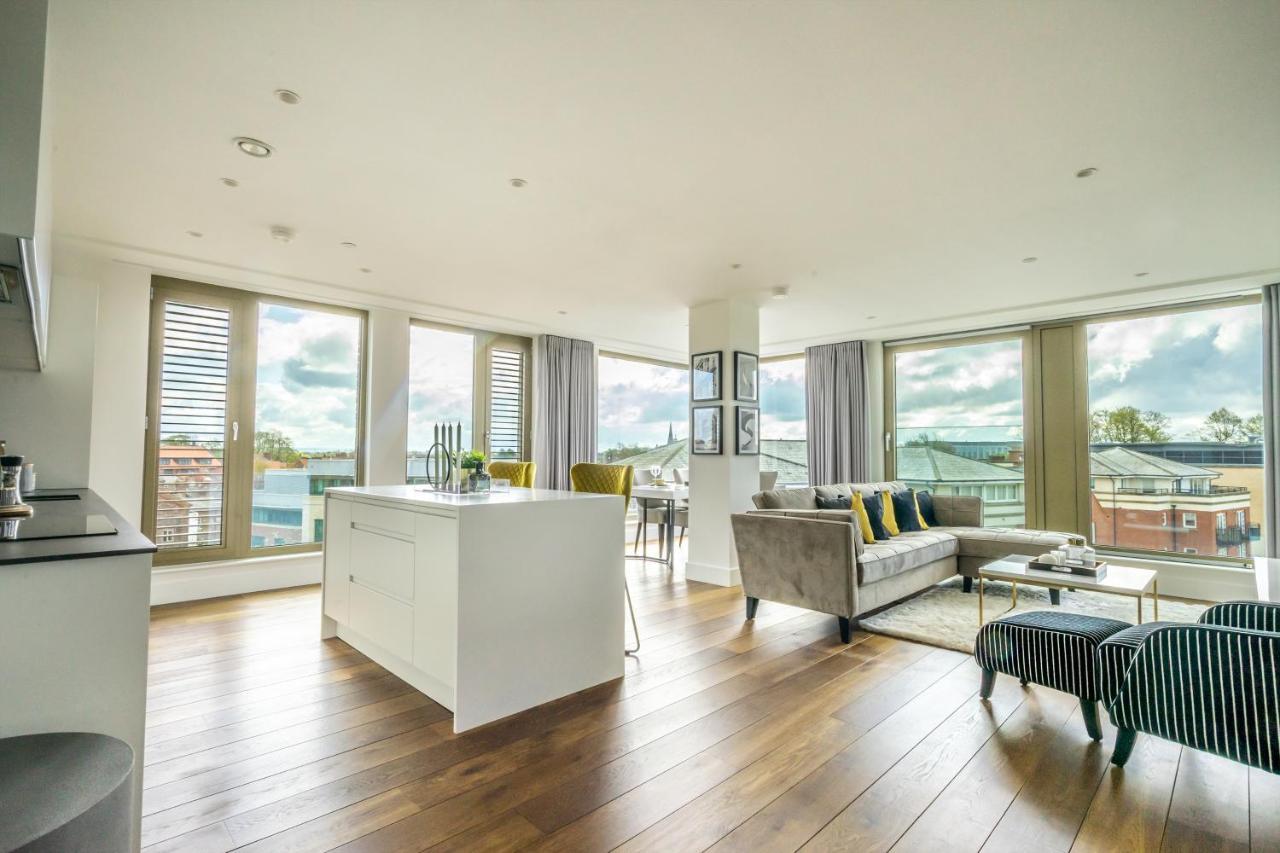 Ferienwohnung Skyview Retreat @ Ryedale House York Exterior foto